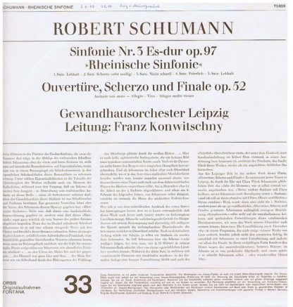 Orbis 75 829 - Rheinische Sinfonie Nr.3 - Image 2