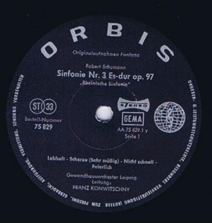 Orbis 75 829 - Rheinische Sinfonie Nr.3 - Image 3