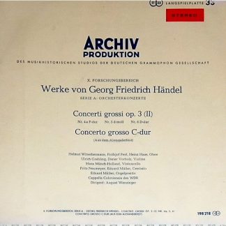 Archiv Produktion 198218 - Concerti Grossi Op.3 (II) - Concerto