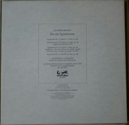 Eurodisc 85 782 XHK - Die Vier Symphonien - Haydn-Variationen - - Image 2