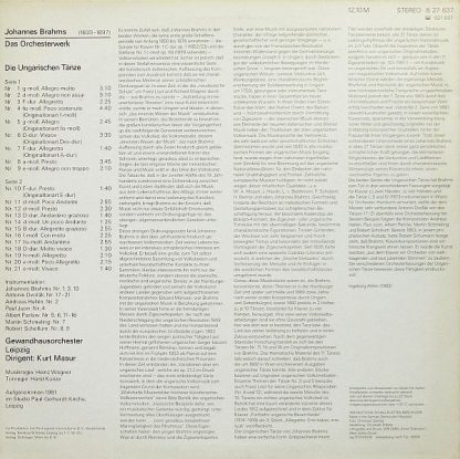 Eterna 8 27 637 - Die Ungarischen Tänze - Image 2