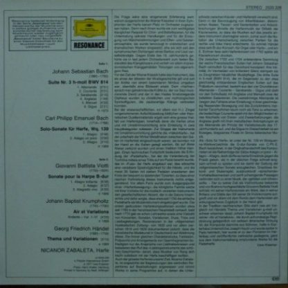 Deutsche Grammophon 2535 228 - Harfenmusik des Barock - Image 2