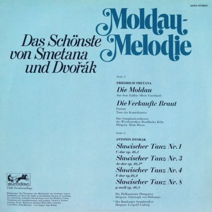 Eurodisc 64 876 - Moldau-Melodie (Das Schönste Von Smetana Und D - Image 2