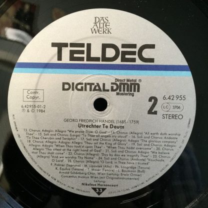 TELDEC Schallplatten GmbH 6.42955 AZ - Magnificat, Utrecht Te De - Image 4