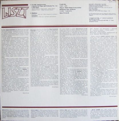 Hungaroton SLPX 11792 - Piano Concerto In E Flat Major / Totenta - Image 2