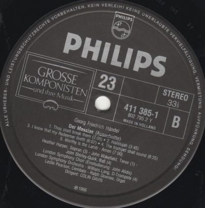 Philips 411 385-1 - Grosse Komponisten Und Ihre Musik 23: Händel - Image 3