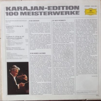 Deutsche Grammophon 2543 035 - Symphonien Nr.4 >>Italian<< - Nr. - Image 2