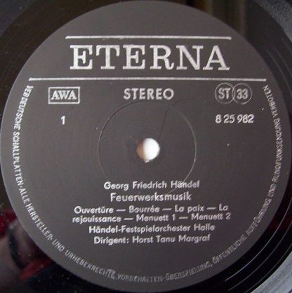 Eterna 8 25 982 - Feuerwerksmusik / Ouvertüre G-Moll - Image 3
