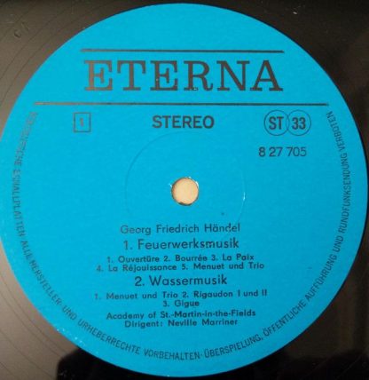 Eterna 8 27 705 - Feuerwerksmusik / Wassermusik - Image 3