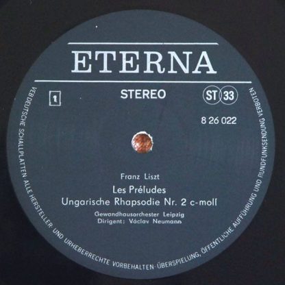 Eterna 8 26 022 - Les Préludes / Ungarische Rhapsodien Nr. 2 Und - Image 3