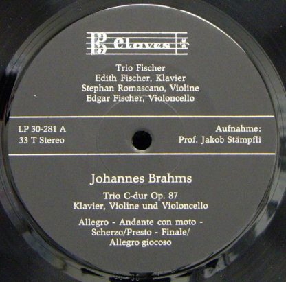 Claves LP 30-281 - Trio Fischer - Image 4