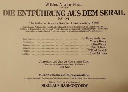 TELDEC 6.35673-1/2/3 - Die Entführung Aus Dem Serail - Image 2