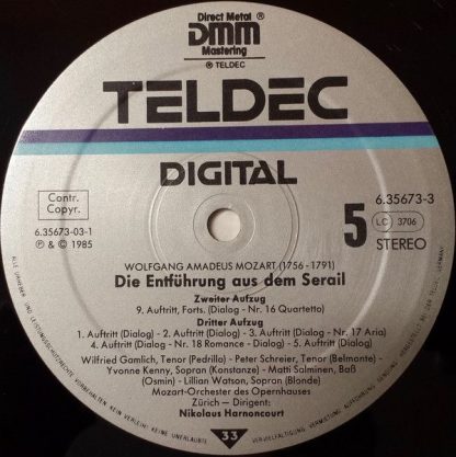 TELDEC 6.35673-1/2/3 - Die Entführung Aus Dem Serail - Image 7
