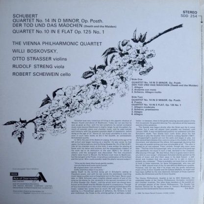 Ace Of Diamonds SDD 254 - Quartet No.14 In D Minor "Der Tod Und - Image 2