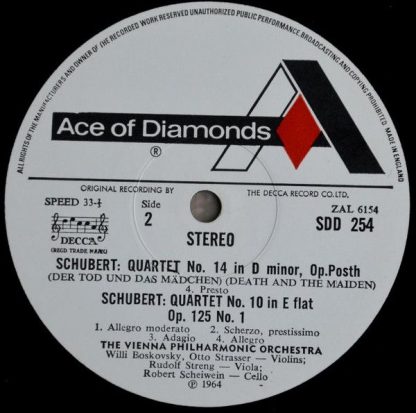 Ace Of Diamonds SDD 254 - Quartet No.14 In D Minor "Der Tod Und - Image 4