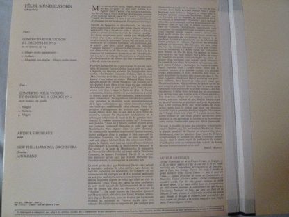 Philips 6500 465 - Concertos Pour Violon Nos 1 & 2 - Image 5
