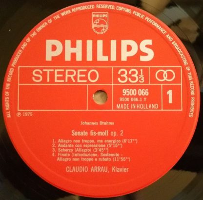 Philips 9500 066 - Piano Sonata, Op. 2 / Variations On A Theme B - Image 3