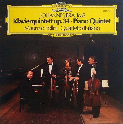 Deutsche Grammophon 2531 197 - Klavierquintett Op. 34 ·  Piano Q - Image 2