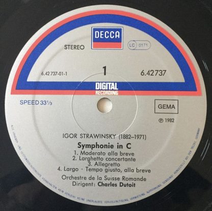DECCA 6.42737 AZ - Symphony In C - Symphony In Three Movements - Image 3