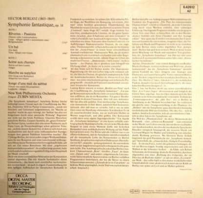 DECCA 6.42612 AZ - Symphonie Fantastique - Image 2