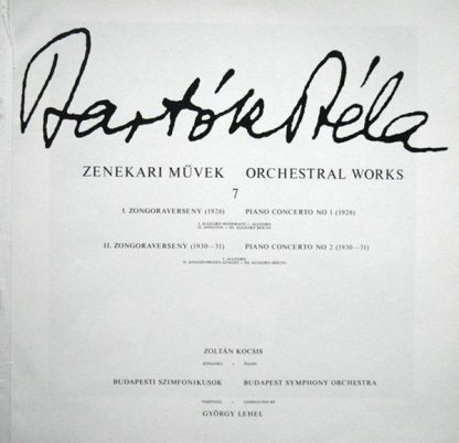 Hungaroton SLPX 11516 - Concertos For Piano And Orchestra Nos. 1 - Image 2