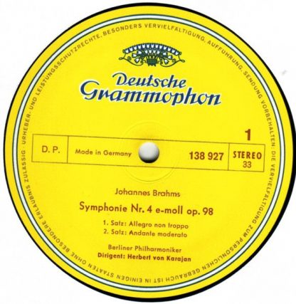 Deutsche Grammophon 138 927 SLPM - Symphonie Nr. 4 - Image 3