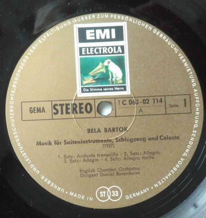 EMI Electrola 1 C 063-02 114 C - Musik Für Saiteninstrumente, Sc - Image 3