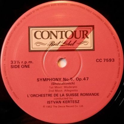 Contour Red Label CC 7593 - Symphony No. 5 In D Minor - Image 3