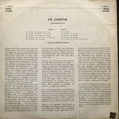 Philips A 00660 R - 24 Preludios Op. 28 - Image 2