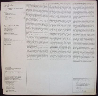 PAN-Verlag GmbH 170011 - Trio Op. 99/D 898 - Image 2