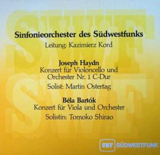 Südwestfunk SWF 78 - Konzert Für Violoncello Und Orchester Nr. 1