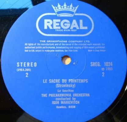 Regal SREG 1024 - Le Sacre Du Printemps - Image 4