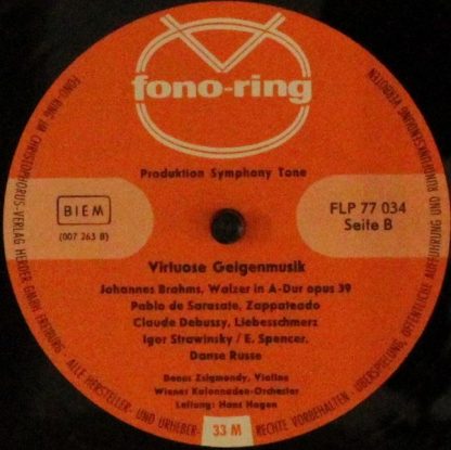 Fono-Ring FLP 77034 - Virtuose Geigenmusik - Image 3