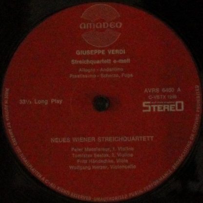 Amadeo AVRS 6460 St - Streichquartett e-moll / Streichquintett N - Image 4