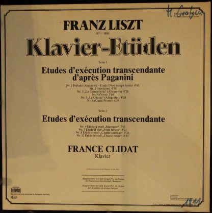 Bellaphon EA 27 015 - Klavier-Etüden - Image 2