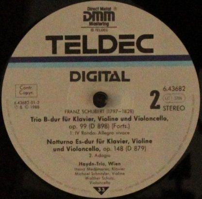 TELDEC 6.43682 AZ - Franz Schubert Klaviertrio Nr.1 - Image 4