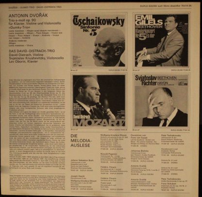Eurodisc 78 419 ZK - Dumky-Trio - Klaviertrio E-Moll Op. 90 - Image 2