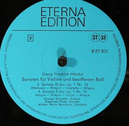 Eterna 8 27 831 - Violinsonaten - Image 4