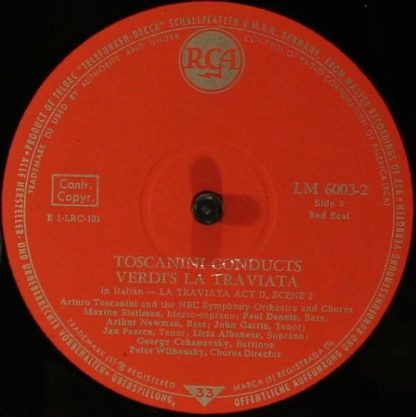 RCA LM 6003 (2) - LaTraviata (Complete Opera) - Image 5