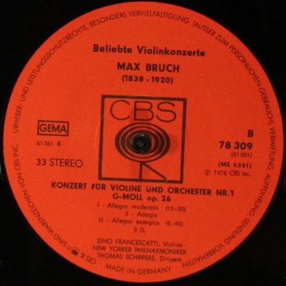 CBS B 7839 - Beliebte Violinkonzerte - Image 5
