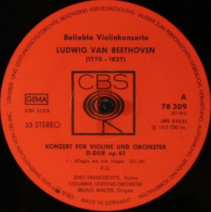 CBS B 7839 - Beliebte Violinkonzerte - Image 7