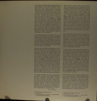 Erato STU 71426 - L'Histoire Du Soldat - Image 3