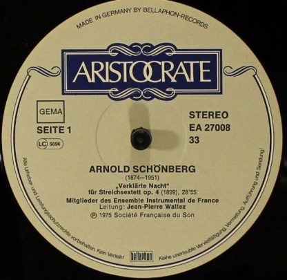 Aristocrate EA 27008 - "Verklärte Nacht" Für Streichsextett Op.4 - Image 3