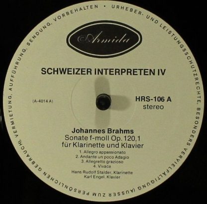 Armida HRS-106 - Schweizer Interpreten (IV) - Image 3