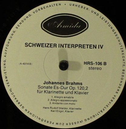 Armida HRS-106 - Schweizer Interpreten (IV) - Image 4