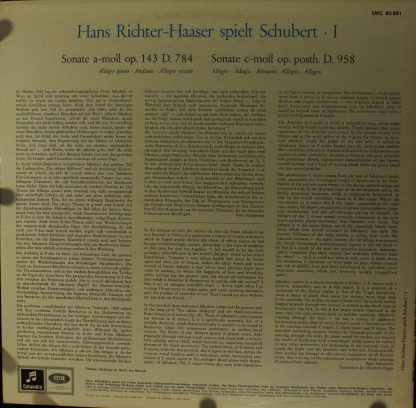 Columbia SMC 80 881 - Hans Richter-Haaser Spielt Schubert - I - Image 2