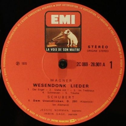 La Voix De Son Maître 2C 069-28901 - Wesendonk Lieder - Image 5