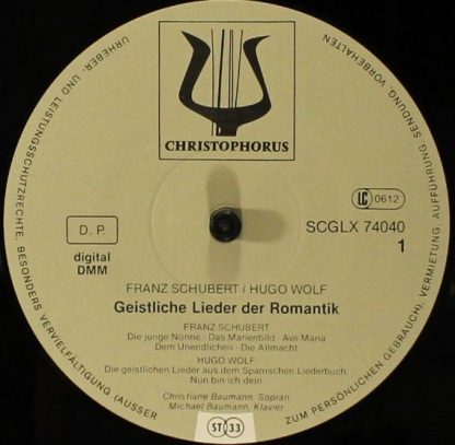 Christophorus SCGLX 74040 - Geistliche Lieder Der Romantik - Image 2