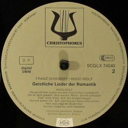 Christophorus SCGLX 74040 - Geistliche Lieder Der Romantik - Image 3