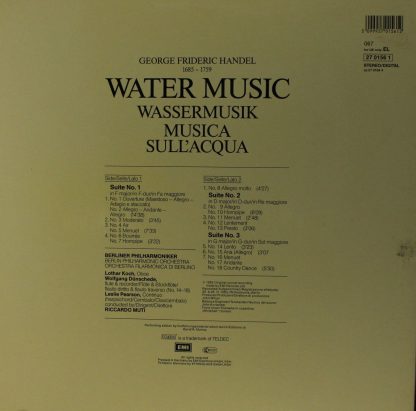 His Master's Voice 067 27 0156 1 - Wassermusik / Water Music - Image 2